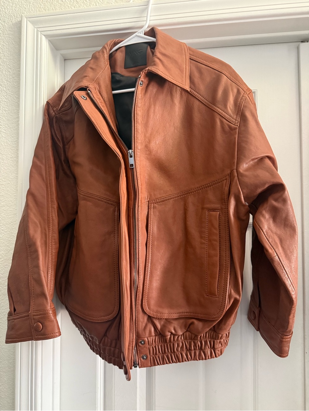 MNG oversized leather jacket - Picture 7 of 8